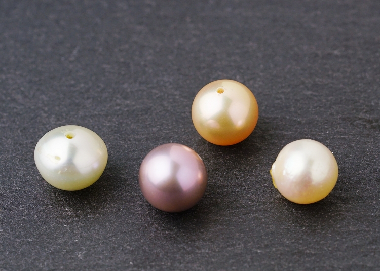 人気限定品 ヤフオク! - 3色(ゴールド・ピンク・ホワイト)ボタン真珠